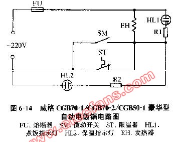 电饭锅电路图