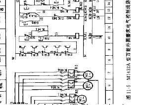 m1432a型万能外圆磨床电气控制线路图电路图