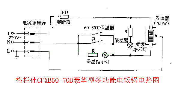 希贵电脑式电饭锅电路图gds65-c型