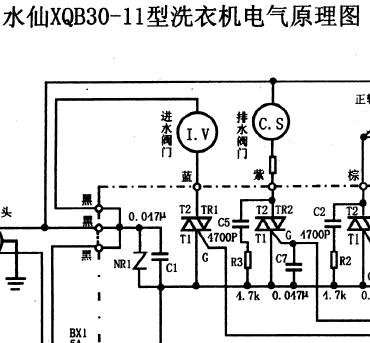 洗衣机电路图