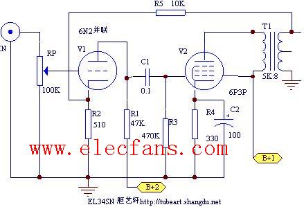 6p3p推挽电路图