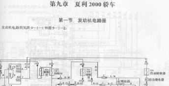 夏利2000轿车电路图