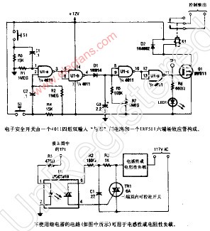 电子开关电路图