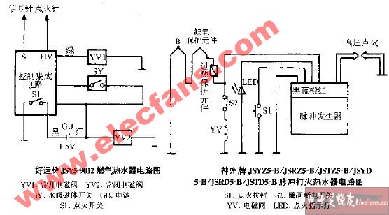 热水器电路图