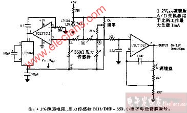 应变桥信号调节器电路图