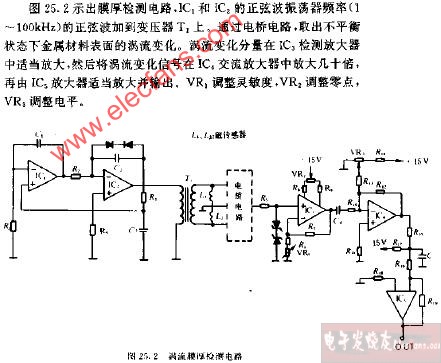 涡流膜厚检测电路图