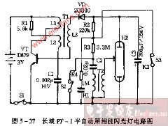 长虹pf-1半自动照相机闪光灯电路图