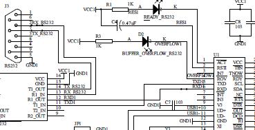 usb to rs 232/rs 485/uart转接板电路 原理图  .