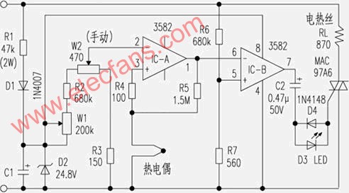 60w电烙铁调温电路图大全(四款电烙铁调温电路图)