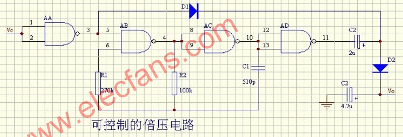 简单直流二倍压电路介绍