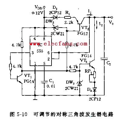 三角波发生器电路图