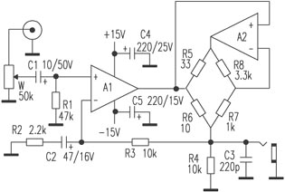 ad827aq电路图(aa类耳机放大器基本电路和工作分析)