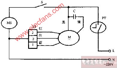 富华kyt-25台式鸿运扇电路图