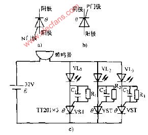 温控晶闸管及其温度报警器电路图