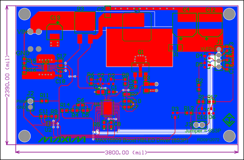 Figure 3. Layout of the driver design.