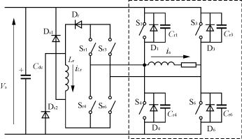 图1    单相全桥等效逆变电路