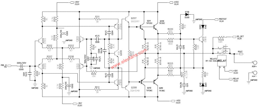 e2100汽车功放电路图5例