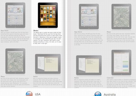 苹果澳大利亚iPad页面 iBooks初期仅美国开放