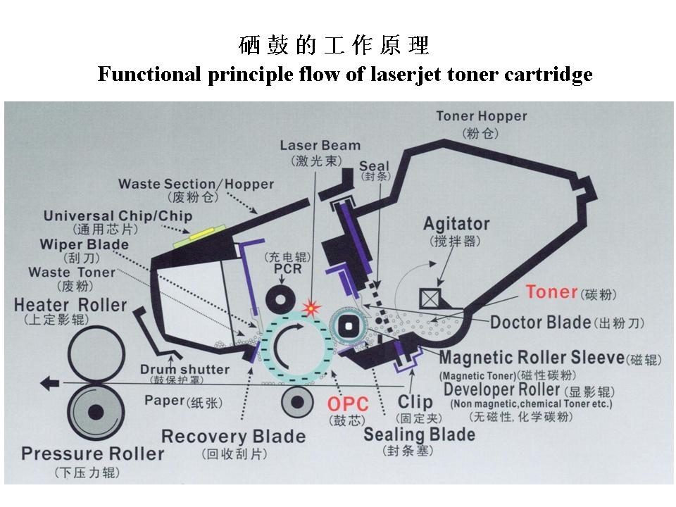 图片1 一:硒鼓分类及结构特点 一,硒鼓分类 硒鼓是激光打印机最主要