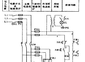 z35钻床电气线路图,z35钻床电气电路图,z35钻床电气原理图