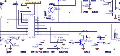 万利达mc18-c10(091a-2)电磁炉电路图,原理图,图纸.