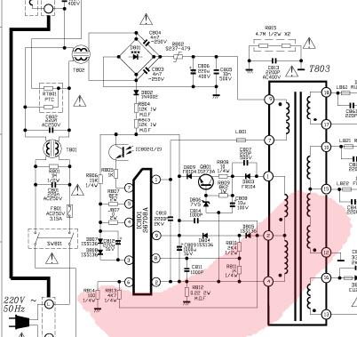 tcl2910电源电路图