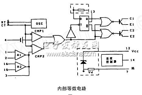 基于pwm信号发生器sa4828的statcom控制器-电子电路图