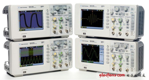 安捷伦推出低价且功能强大Agilent 1000B系列示波器