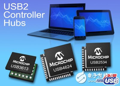 Microchip推出全球第一款可編程USB2控制器集線器