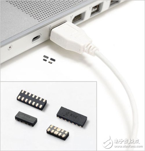 Figure 5 Schematic diagram of TVS diode array protecting USB 3.0 circuit