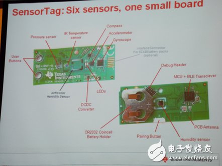 包括红外做温度传感，有湿度器、压力器、加速器、陀螺仪等