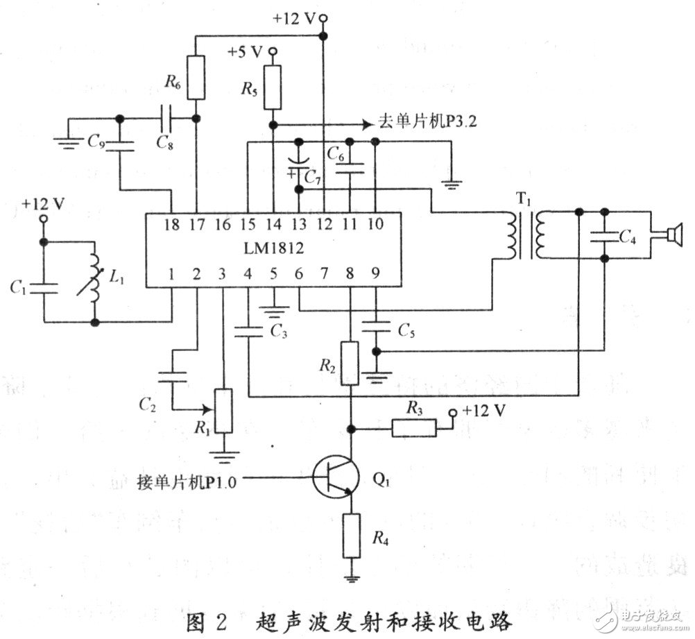 详解汽车倒车雷达的电路设计—电路图天天读(291)