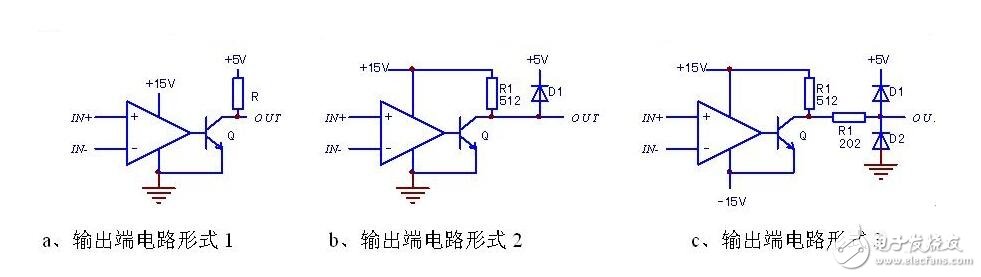 电压比较器的电路构成电压比较器的原理框图及引脚功能