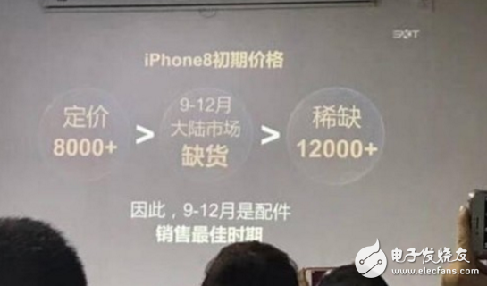 iphone8最新消息:iphone 8发布会时间确定!真机曝光,64G要价8000,上市初期缺货价格高