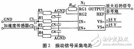 隔离、放大电路的原理图