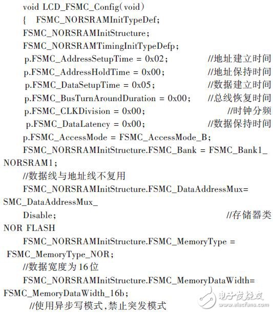  嵌入式开发：STM32 FSMC接口驱动TFT-LCD设计