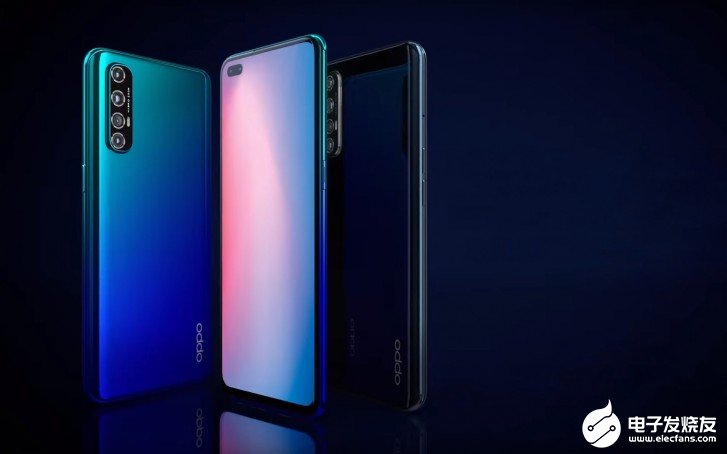 oppo在印度正式发布了4g版的opporeno3pro系列手机