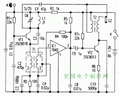 9018收音机电路图图片