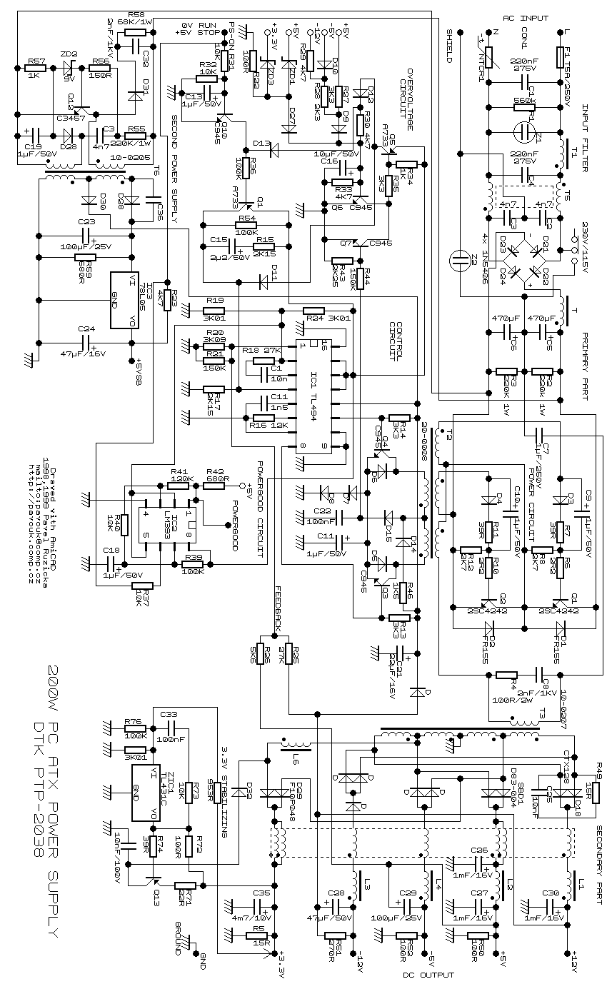 atxest7502c电源电路图图片