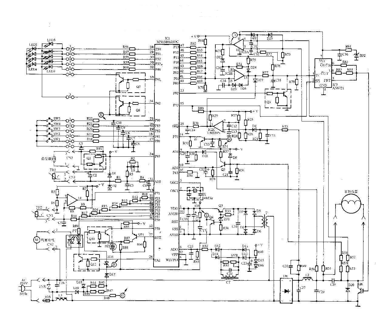 半球ZL-20电磁炉电路图图片