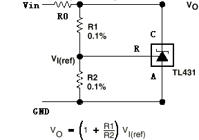 Схема для проверки tl431