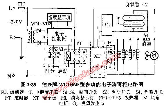 新飞消毒柜接线图图片