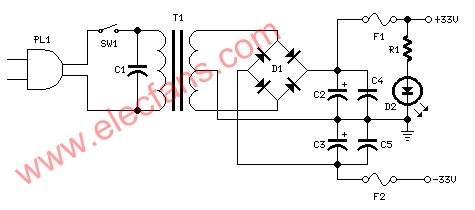 25w場效應管音頻放大器(25w mosfet .