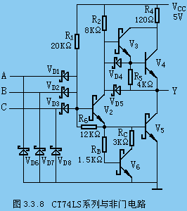 3 . 1ttl與非門一,ttl與非門的工作原理1.電路結構2.