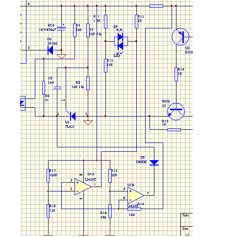 充电器指示灯电路