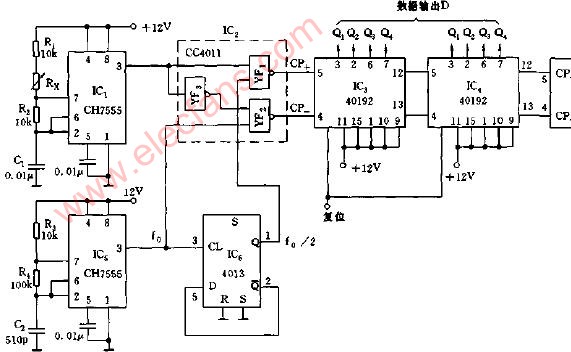 壓力傳感數字表電路圖