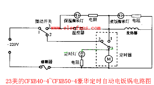 利仁电饼铛电路原理图图片