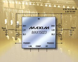 Dual-Output Synchronous DC-DC Controller Maximizes Design Flexibility