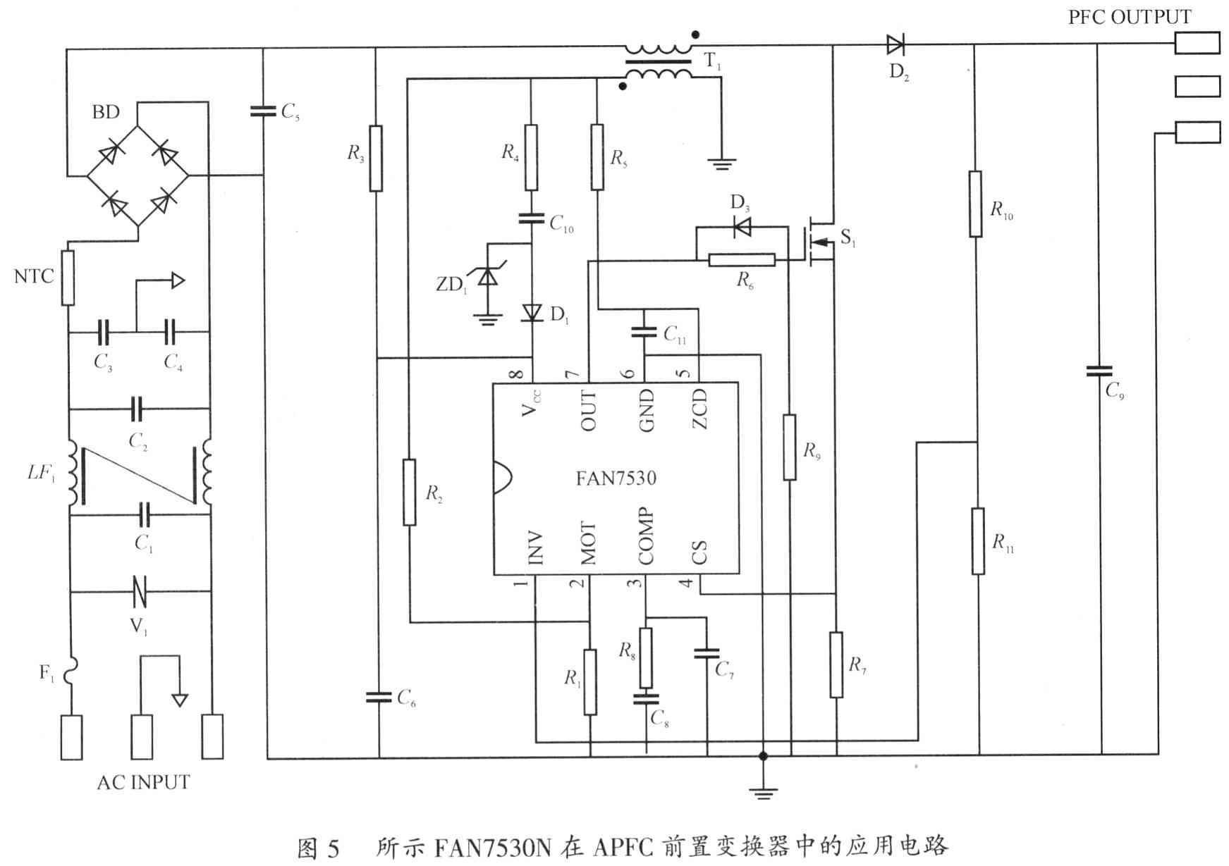 电压临界工作模式的有源功率因数校正器的设计应用