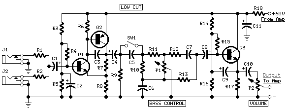 60w低音放大器(60w bass amplifier)